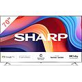70gp6260e smart tv 70 pollici 4k ultra hd display qled sistema google tv colore nero 70gp6260e