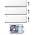 climatizzatore uni hb trial split 9+9+12 con 3amw72u4rjc inverter wi-fi r-32 classe a++