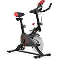 cyclette da camera professionale regolabile con monitor nero