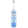 spazzolino elettrico giogiraffe sonic bambini 3 velocit&agrave; blu ipx7