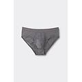 slip in cotone natural fresh uomo grigio scuro taglia 3
