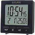 rdc1005blk orologio sveglia digitale con temperatura interna doppio allarme display lcd colore nero
