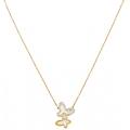 collana donna oro rosa farfalle gl100179