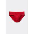 slip in cotone natural fresh uomo rosso taglia 5