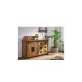 credenza in legno di mango 140x45x85 mango naturale laccato railway #121