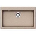 lavello integrato 1 vasca primus n100xl quarzo l 50 x l 79 cm avena