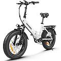 bicicletta elettrica samebike lotdm200-ii pieghevole 750w 48v 13ah 20x4 shimano 7v nfc lcd