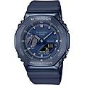 orologio g-shock metal blu multifunzione uomo gm-2100n-2aer