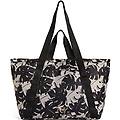 freddy. borsa shopper fantasia foliage bicolore con manici logati borse sportive ritiro gratis