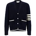 cardigan lana '4-bar'