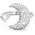 anello aperto luna luna bianco placcato rodio 50