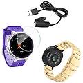- kit bracciale in acciaio in acciaio inossidabile + strumento + caricatore usb