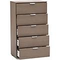 milanihome. it cassettiera per soggiorno cucina bagno fatto in italia cm 60x38 rovere grigio 60 x