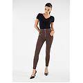 pantaloni push up wr. up vita alta superskinny tessuto navetta demitasse donna extra small