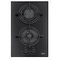 crystal fhcr 302 2g he bk c nero da incasso 31 cm gas 2 fornello(i)