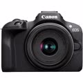 fotocamera mirrorless eos r100 bk + rf-s 18-45mm is stm