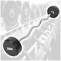 - trade shop manubri bilanciere curl curvo ondulato precaricato da 50 kg 25+25 kg bodysolid