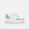 sneaker da donna bianco-verde