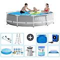 - piscina fuori terra in giro 305x76 cm grigio include accessori coordinati a1894