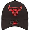new era. cappelli 9forty neon outline bulls nero cappellini ritiro gratis