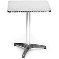bricobravo tavolo in alluminio quadrato 60x60 h70cm 780/49