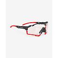 occhiali cutline nero rosso con lenti fotocromatiche impactx 2 rosso