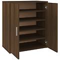 - scarpiera rovere marrone 60x35x70 cm in legno multistrato