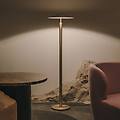 piantana led h color oro opaco commutabile acciaio