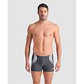 shorts da bagno uomo asphalt-white