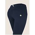 pantaloni push up wr. up superskinny cotone organico dark sapphire donna small