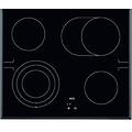 piano cottura collegato al fornello he604070fb larghezza 60 cm touchcontrol design sfaccettato nero