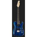 Harley Benton Te 90qm Hh Trans Blue Blu Traslucido