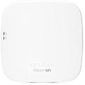 hpe aruba instant on ap12 (rw) indoor ap with dc power adapter and cord (eu) bundle r3j24a