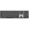 magic keyboard con touch id e tastierino numerico per mac con chip svizzera tasti neri ???????