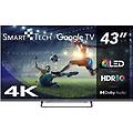 tv dled 43qg02v 43 4k ultrahd 60hz smart tv google tv hdr dolby digital