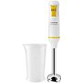 frullatore a immersione 750 easy inox 750w 0 5 l bianco/giallo/metallo