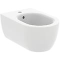 bidet sospeso bianco seta blend curve l 35. 5 x h 25 x p 54 cm