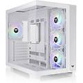 view 380 tg argb snow midi tower pc bianco vetro temperato