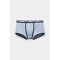 boxer in cotone superior con logo uomo azzurro taglia 7
