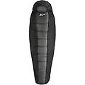 sacco a pelo mummia professionale 3-4 stagioni (300 gsm) nero