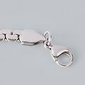 bracciale catena man code acciaio collezione man code bianco