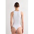 body spalla larga in fresh bamboo donna bianco taglia l