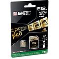 - scheda microsd uhs-i u3 v30 a1-512 gb 256 gb ecmsdm256gxc10sp gamma speedin con adattatore