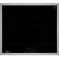 m66sbx1l0 n 50 superficie di cottura (nero/acciaio inox 60 cm)