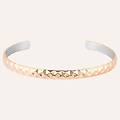 bangle lady code acciaio bicolore diamantato collezione lady code rosa