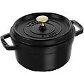 la cocotte cocotte rotonda 18 cm nera