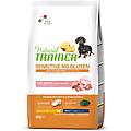 sensitive senza glutine crocchette al salmone cani adulti taglia mini sacco 2kg