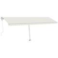 - tenda automatica con sensore vento e led 600x300 cm crema