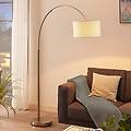 lampada da terra railyn bianco tessuto 200 cm e27