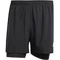 own the run bars shorts 2in1 pantaloncini da running uomo (l nero)